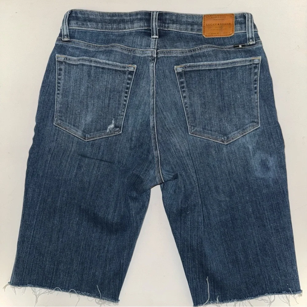 Women’s Lucky Brand Blue Jean Denim Cutoff Shorts. - Picture 1 of 7